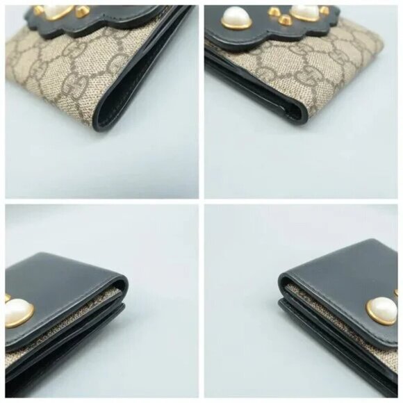 100% Authentic GUCCI Brown Canvas Wallet 120-062324 - Picture 6 of 12